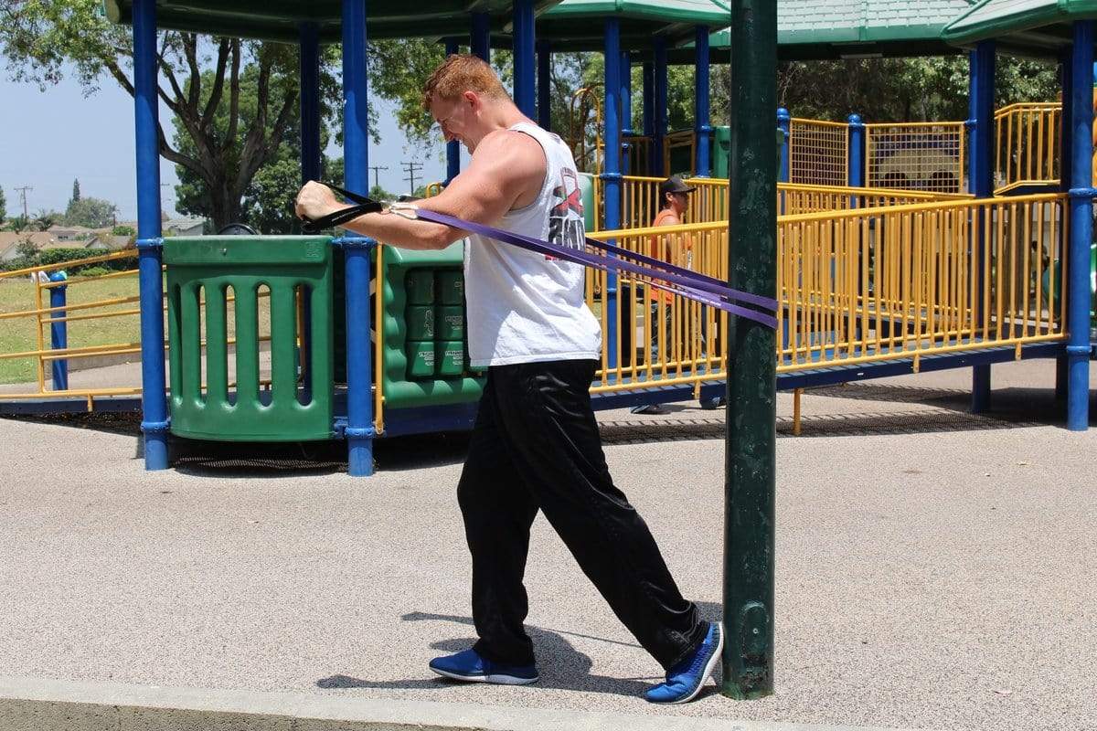 1 1/8" Wide Purple 70lb Resistance Loop Workout Band - Great for pull-ups and full body workouts